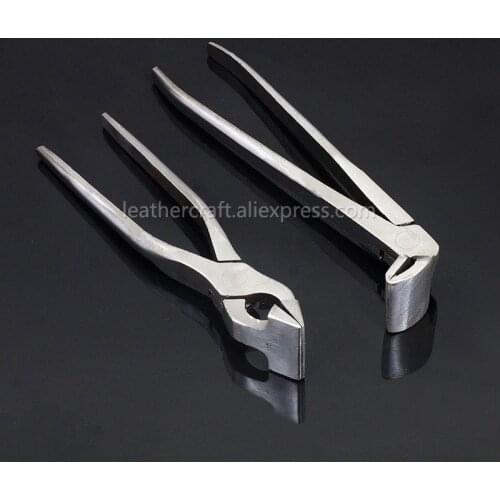 Leather Craft Fixed Pliers Edge Adjustment Clamp for Bag Purse Belt Handbag Making Tools Leather Press Flatten Wide Mouth Plier