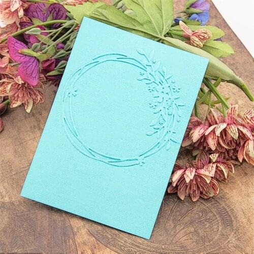 HOT plastic clock template round lace craft card making paper card album wedding decoration Embossing folders