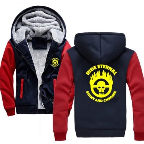 RIDE ETERNAL Fashion Mens Hooded Thicken Hoodie Unisex Hoodies & Sweatshirts Hoody Jacket Coat US Size 8 Colors