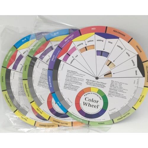 10Set Micro Pigment Color Wheel Guide to Mixing Color Tattoo Permanent Makeup Accessories Ink