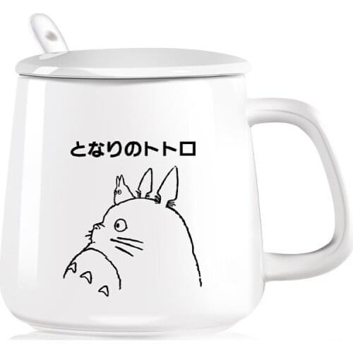 Couple Cup Creative Cup Cute Milk Cup 520 Coffee Cup Ceramic Mug Simple Water Cup Custom Logo Coffee Mug