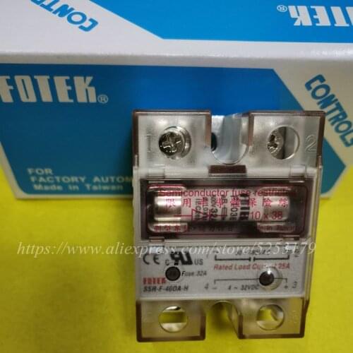 1PCS SSR-F-10DA SSR-F-25DA SSR-F-25DA-H SSR-F-40DA FOTEK New Original Semiconductor Fuse Restricted Solid State Relay