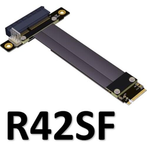 Riser PCIe x4 3.0 PCI-E 4x To M.2 NGFF NVMe M Key 2280 Riser Card Gen3.0 Cable M2 Key-M PCI-Express Extension cord 32G/bps