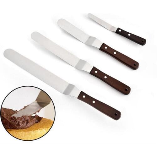 Kitchen Accessories Cake Decorating Tools Stainless Steel Baking&Pastry Tools Portable Cream Spatula Cake Butter Kitchen Gadgets