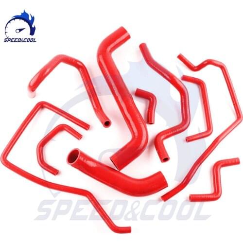 Car Silicone Radiator Coolant Hose Kit For Subaru Impreza WRX Mk10 GRB/GH 08-11 High Performance Pressure Temperature