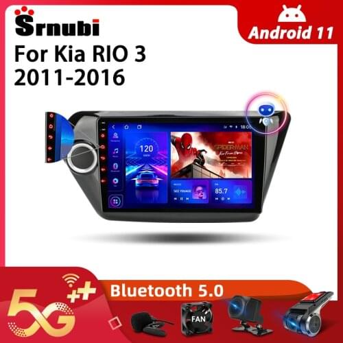 Android 10 2 Din Car Stereo Audio Radio For Kia RIO 3 2011-2016 Multimedia Video Touch Screen Player 4G Wifi Speaker MP5 DVD TV