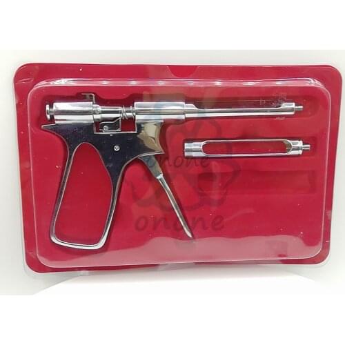 Dental Gun Syringe Stainless steel Quantitative Press Type Syringe Dental Surgical Instrument 1.8ml Dental Surgery Tool Oral