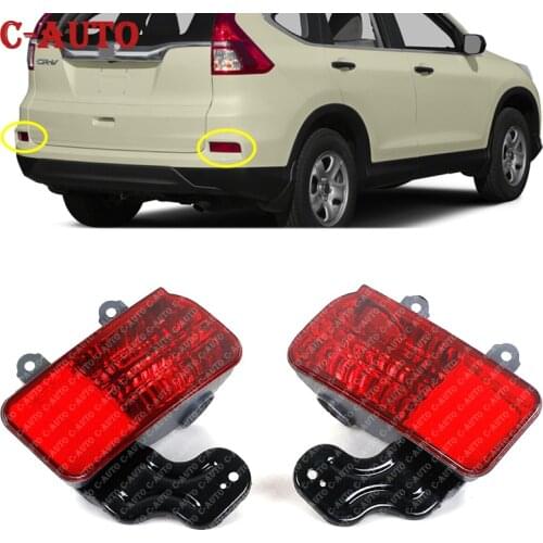 Car Rear Tail Bumper High Quality Red Reflector Lights Rear Brake Light Fog Lamp No bulbs For Honda CRV 2015 2016 Car-Styling