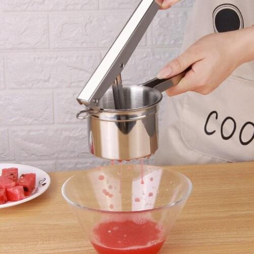 Thickened 304 stainless steel manual juicer squeeze juice mashed potato masher manual juicer juicer
