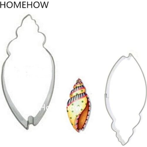 1PC/Lot Marine Organism Series Conch Cookie Cutter Stainless Steel Kitchen Baking Pastry Tools Whelk Conch Biscuit Tools