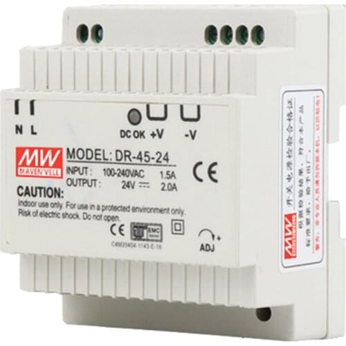 1pcs Single Output DR-45 45W Din Rail Switching Type Industrial Power Supply 5V 12V 15V 24V