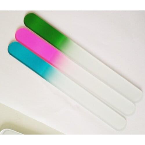 1pcs high quality feet files,big size 180mm size pretty color,good quality,glass nail files, free shipping