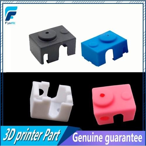 3pcs New V6 Silicone Sock 3D printer Support V6 PT100 Original J-head 1.75/3.0mm Heated Block Extruder Prusa i3 MK3