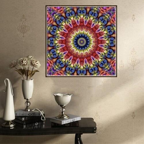 5D Diamond Round drill painting Crystal Picture sunny Flower Diamond Embroidered painting living home decoration gifts