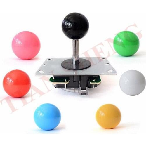 Arcade Classic Joystick 4 way 5pin DIY Game Joystick Red Ball Fighting Stick Replacement Parts For Game Arcade jamma