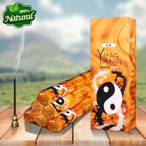 GR YingYang Aroma India Incense Sticks,Aromatic Indoor Fragrance For Home Living,Relaxing,Stress Relief,Meditation,Refreshing