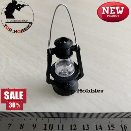1/6 Scale Action Figure Plastic Model WWII Mini Scene Accessories Portable Retro Kerosene Lamp Model For 12"Dollhouses Soldier