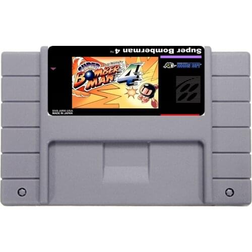 Hot Selling 16bit 46pin Super Game Card - Super Bomber Man 4