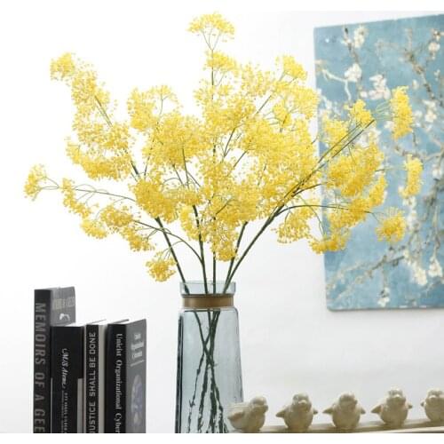 Simulation Plastic Meaty Flowers Artificial Succulent Hydrangea Flowers Branch Wedding Home Party Table Decoration Fake Flower