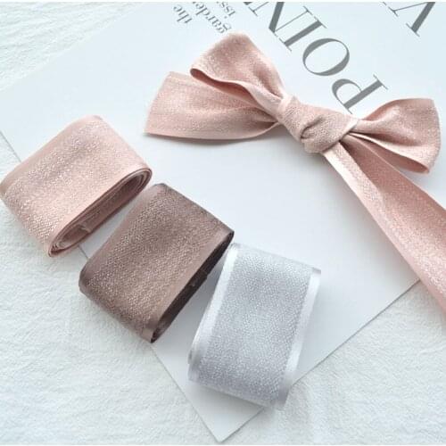 38mm Wide Ribbons For Crafts Bow Dress DIY Handmade Supplies Gift Wrapping Sewing Hobby Accessories Baking Flower Decor 5meters
