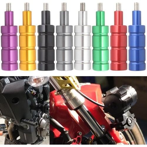 Motorcycle Universal M8 M6 Mount Bike Sport Spotlight Bracket Mounting Bracket Post Support Base for Chopper Bobber Cafe Racer