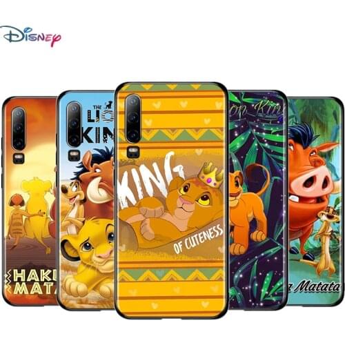 Disney Cartoon Animation The Lion King For Huawei P50 P40 P30 P20 P10 P9 P8 Lite E Mini Pro Plus 5G Soft TPU Silicone Phone Case
