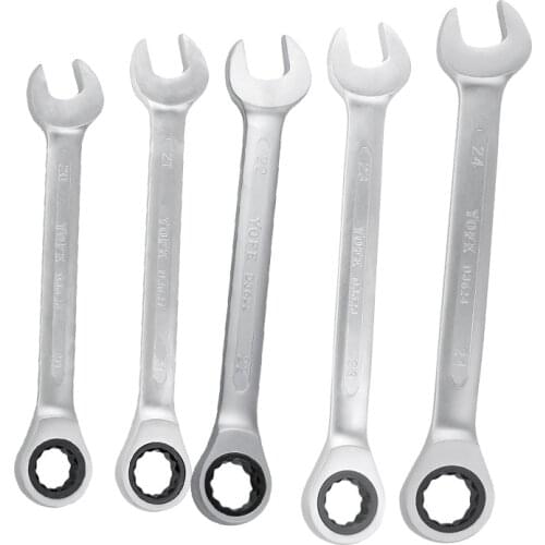20-24mm Combination Ratcheting Wrench Set Spanners Auto Repair Tools Wrenches Hand Tools A Set Of Keys ratchet skate tool D36