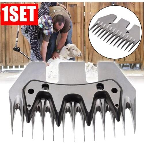 Sheep Shearing Blade Straight Blade Sheep Shearing Clipper Stainless Steel Sheep Wool Shear Scissors For Livestock Grooming Tool