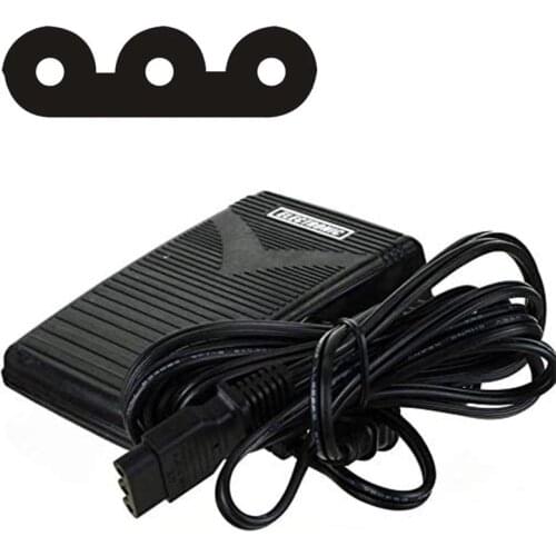 FOOT CONTROL PEDAL&CORD 033770217 JANOME 644D 734D VIKING HUSKYSTAR 00V-240V,0.5A,Connector LEAD CORD EURO AU PLUG H003825-220