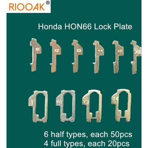 380pcs/lot Car Lock Plate For Honda HON66 Lock Reed Auto Lock Repair Accessories Kits ( NO1-6 Each 50pcs NO1-4 Each 20pcs)