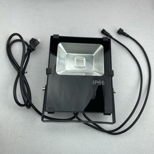 20W RGB DMX512 flood light,AC85-265V input;controlled by dmx controller directly;size;L175XW151XH57
