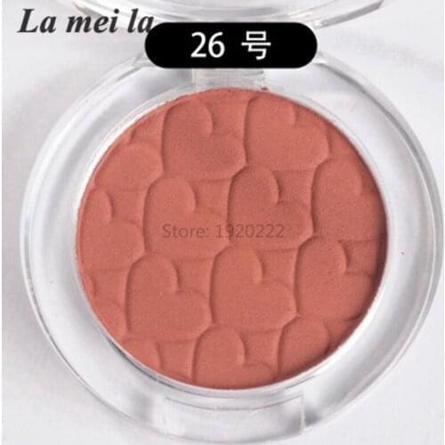 New fashion models 1Pcs Eye Shadow Powder Shimmer Warm Color Shadow With Eyeshadow Brush Cosmetics N26
