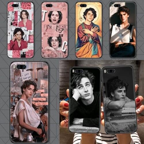 Timothee Chalamet Phone case For Xiaomi Mi Max Note 3 A2 A3 8 9 9T 10 Lite Pro Ultra black fashion bumper painting coque tpu