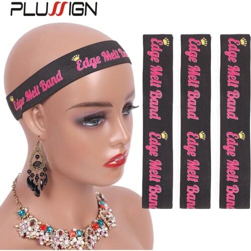 Wide 4Cm Velcro Melt Band Edge Elastic Band For Lace Wigs Frontals Laying Edge Slayer Band 1Pcs/Lot Cheap Hair Edge Band 1Pcs