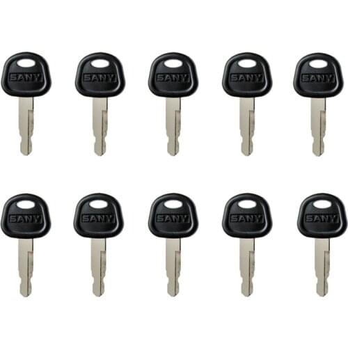 10x Heavy Equipment Ignition Key For Sany Excavator Bulldozer Loader Free Shipping