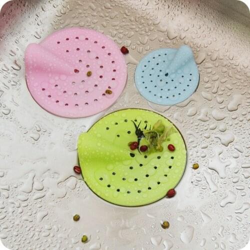 3PCS/LOT (2 Big + 1 Small ) kitchen sink drain, sewer sink strainer bathroom hair filters Net Drain Hair Strainers