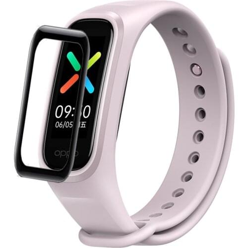 3D Curved Soft Clear Protective Film Smartband Cover For OPPO Band Style Smart Bracelet Wristband Screen Protector Accessories