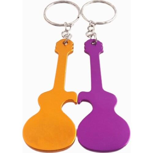 75mm Guitar Keychain findings Color Keychain Chain Keychain Amulet Keyring Keychain new design Keychain DIY Wallet handbag
