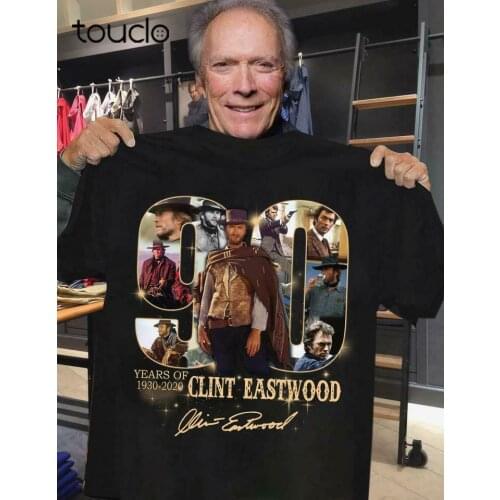 90 Years of Clint Eastwood 1930-2020 and Signature Tee- Shirt