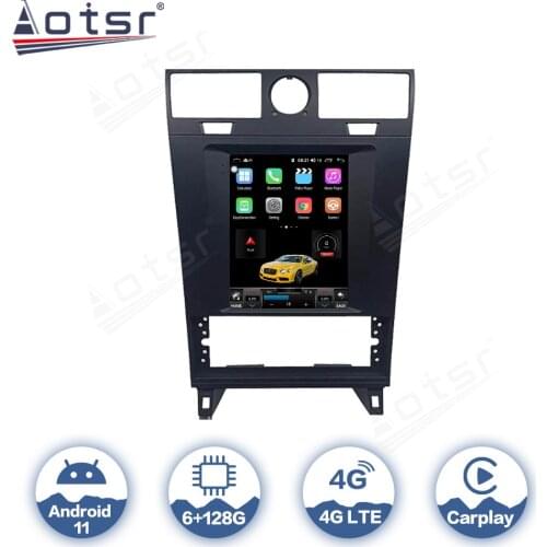 For Lincoln Navigator 2005 2009 Car Radio Coche Android 10 GPS Navigation Central Multimedia Video Player CarPlay Tape Recorder