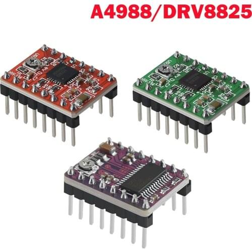 TWOTREES 3D Printer Parts Reprap A4988 DRV8825 Stepper Motor Driver Module With HeatSink Stepstick DRV8825 Compatible StepStick