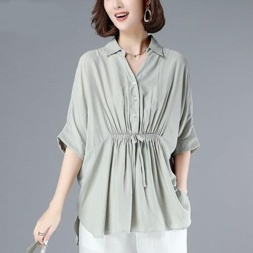 EASTQUEEN Linen Blouses