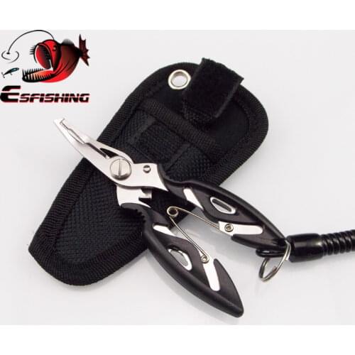 ESFISHING Fishing Multifunctional Plier Camping Secure Pliers Lip Grips Fish Remove Fishing Tools