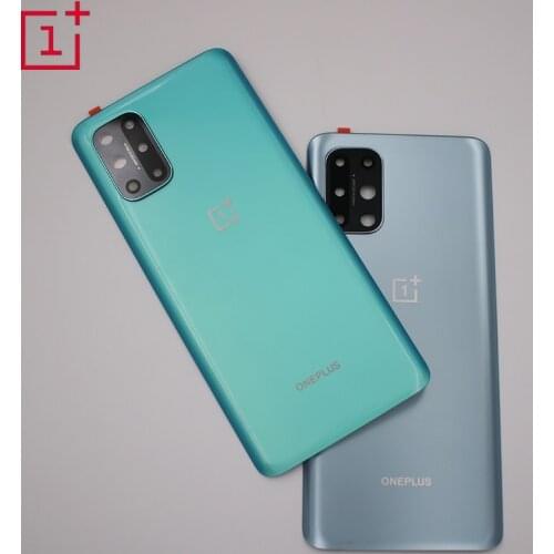 Oneplus8T Housing For One Plus 8T 1+8T Back Cover Battery Door Glass Rear Case Replacement Parts With Camera Lens Frame + Glue