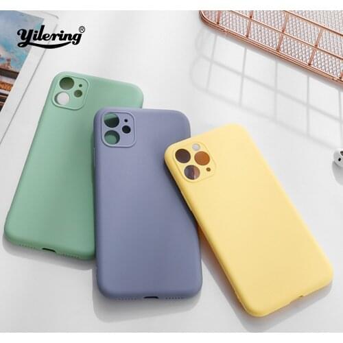 Fashion Color Soft Phone Case for IPhone SE 2020 XR X XS Max 7 8 Plus Case Cover for IPhone 11 Pro Max 12 Mini 12 Pro Max Case