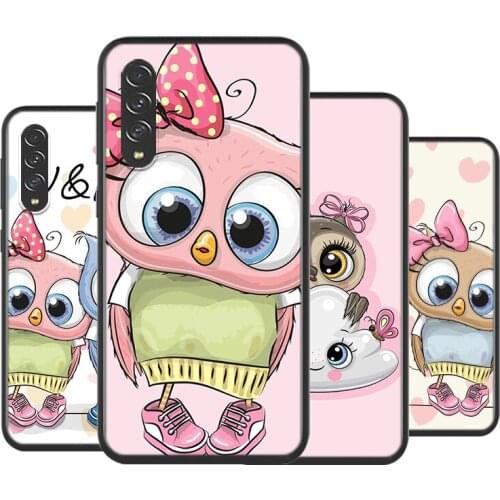 Fashion Cartoon Owl For Samsung Galaxy A90 A80 A70 A70S A60 A50 A40 A30 A30S A20S A20E A2Core A10 A10E A10S Phone Case