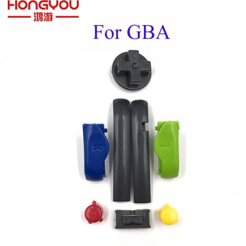Colorful For GameBoy Advance GBA Buttons Set Shoulder R L A B D-Pad For GBA Buttons Controller