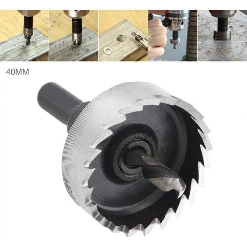 1pcs 12mm-65mm Carbide Tip HSS Hole Saw Set Drill Bit for Metal Alloy Iron Stainless Steel Cutting Drilling Hole Opener