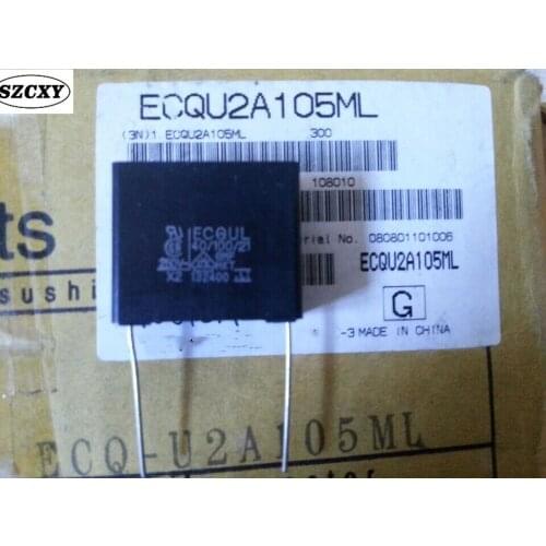 New and original10PCS 1UF/275V 1.0UF275V MKT X2 P22.5MM ECQU2A105ML capacitor