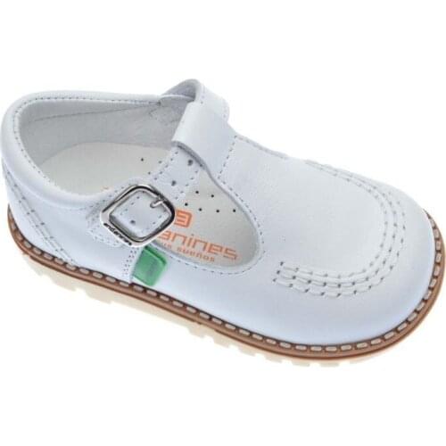 Shoes child white fur, Andanines (pepitos)